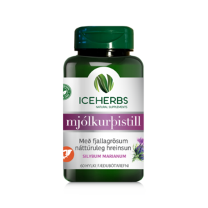 ICEHERBS Mjólkurþistill – náttúruleg hreinsun með fjallagrösum