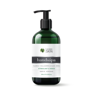 ICEHERBS SKIN Handsápa með íslenskum fjallagrösum - sítruslauf og kókos 300 ml.